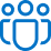 Equipo Sólido Icono Personas, Letrado Traducciones